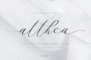 Althea Script: Elevating Design with Luxurious Calligraphy