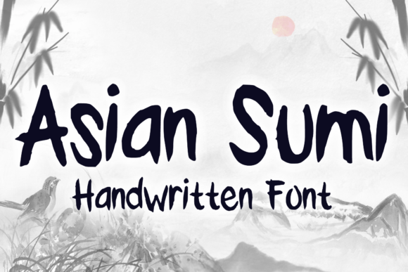 Asian Sumi: The Handmade Font That Brings Artistic Soul to Your Work