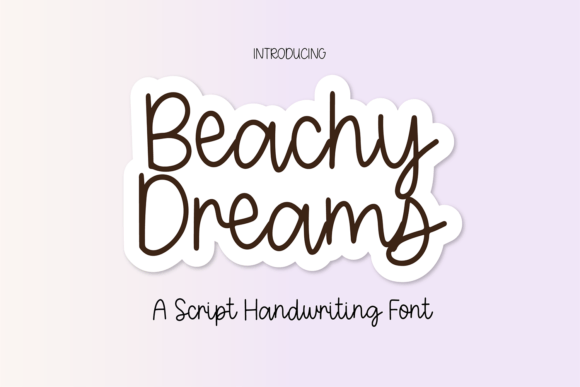 Beachy Dreams: A Fresh Take on Handwritten Charm
