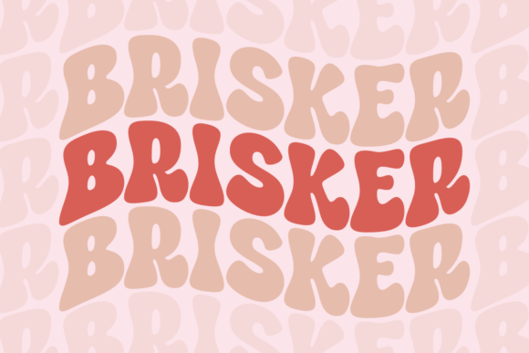 Brisker: The Thick, Groovy Font for Bold & Retro Designs