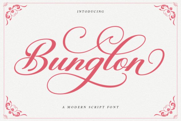 Bunglon: A Modern Calligraphy Font for Authentic Branding