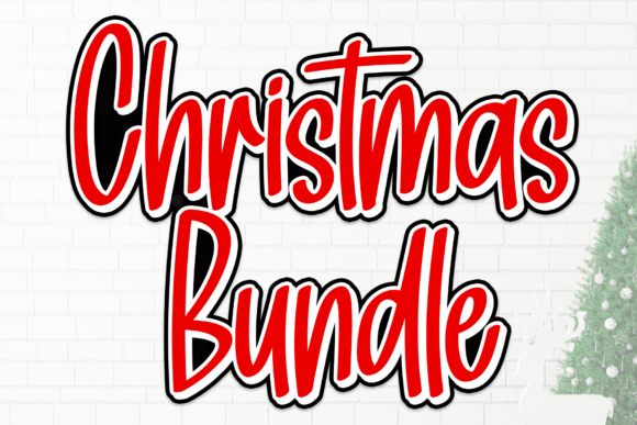 Christmas Bundle: A Handwritten Font for Festive Designs