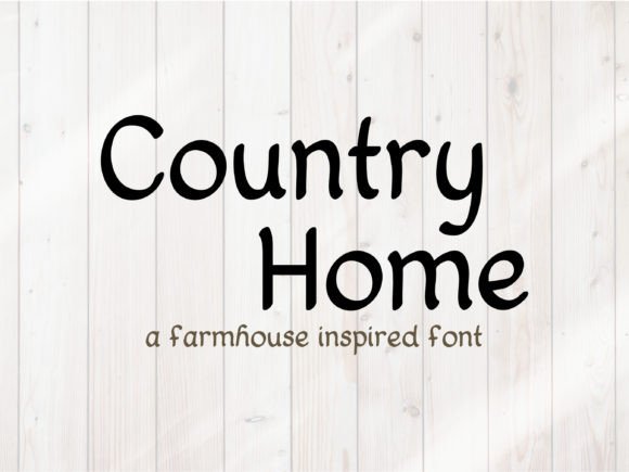 Country Home: The Handwritten Font with Everyday Charm