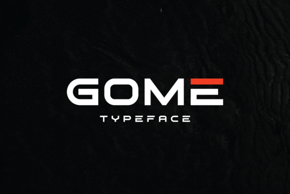 Gome: Command Attention with Wide Futuristic Typography