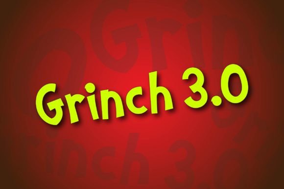 Grinch 3.0: A Stylish Decorative Font for Bold Projects