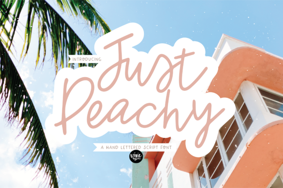 Just Peachy: A Flowing Script for Elegant Design