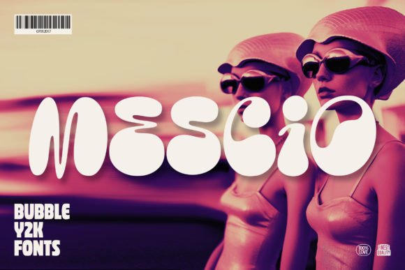 Mescio: The Ultimate Y2K Bubble Font Collection