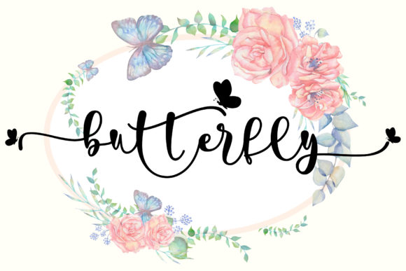 Pretty Butterfly Font: The Elegant Handwritten Typeface for Modern Creators