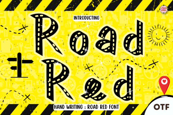 Road Red: A Festive Font for Year-Round Charm