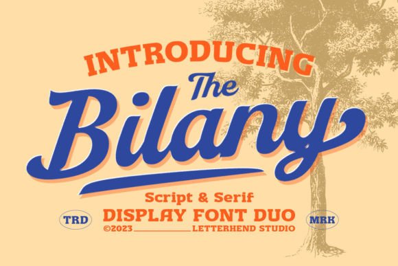 The Bilany: A Vintage Font Duo for Authentic Branding
