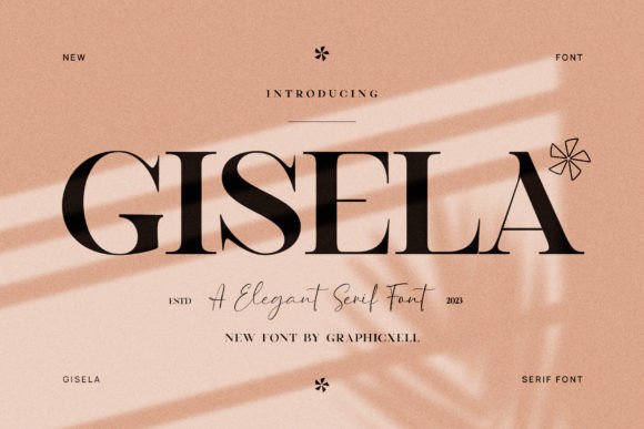 The Distinctive Elegance of Gisela: A Serif for Modern Creators