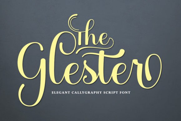 The Glester: A Copper Script Font with Modern Flair