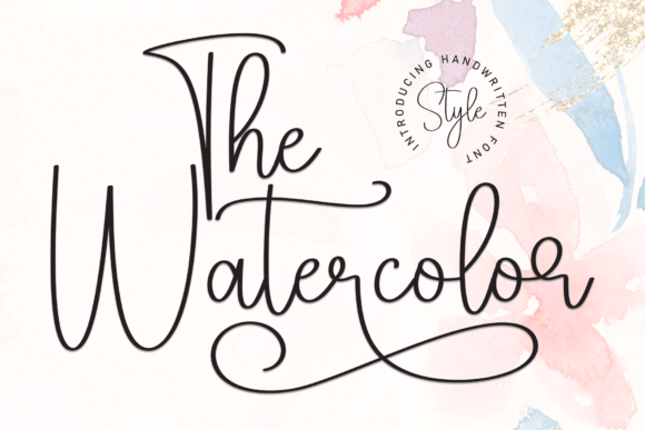 The Watercolor: A Handwritten Font with Artistic Soul